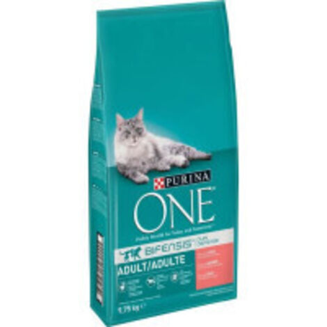 PURINA ONE ADULT Chat Saumon Croquettes pour chat au saumon 9,75 kg (1/5)