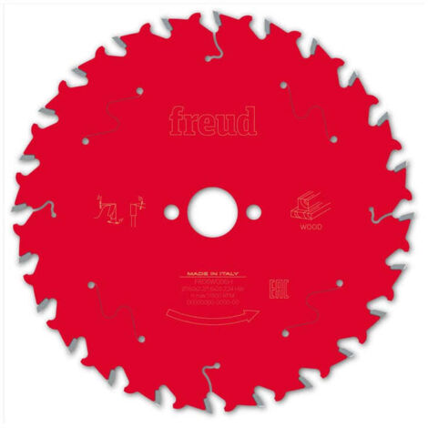 Freud – Lame de scie circulaire 160mm – 24 dents – Pour bois dur et contreplaqué – Coupe longitudinale précise – Compatible Festool et Makita