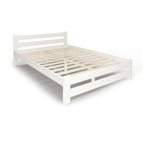 Lit en bois blanc - 180x200 Arizona (1/3)