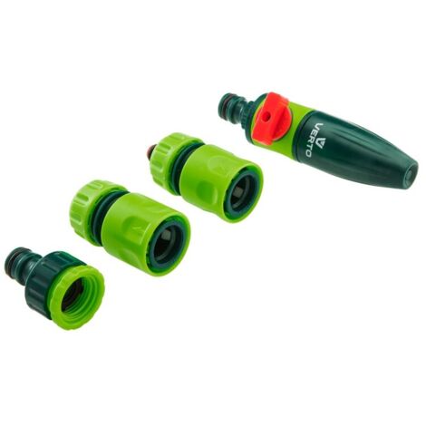 Ensemble comprenant un arroseur droit, des raccords et un raccord de robinet de 1/2 pouce. (1/4)