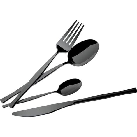 Berlinger Haus ensemble couverts acier inox noir mate 24 pièces (1/3)