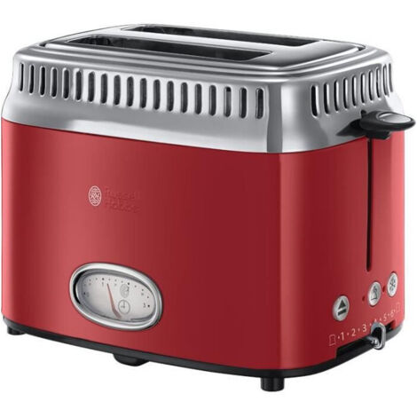 Grille-pain Russell Hobbs 21680-56 Retro Ribbon rouge  1300 W (1/5)
