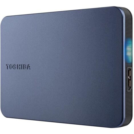 Disque dur externe Toshiba Canvio Gaming 2 To, 2,5 pouces, USB 3.2 Gen1 (5 Gbit/s), gris foncé métallisé, 155 g (1/2)