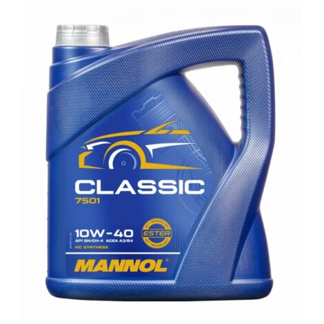 MANNOL - Huile moteur classic - 10W40 - 5L - MN7501-5 (1/2)
