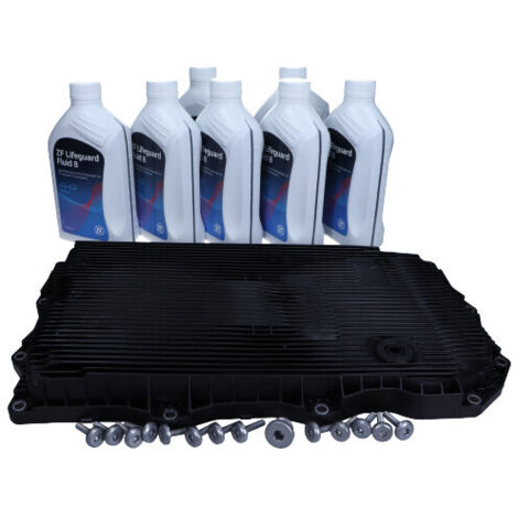 Kit de vidange d'huile ZF pour boîte de vitesses automatique BMW Série 1/2/3/5/6/7/X1/X3/X5/X6 (à partir de 2010). Huile incluse. (1/2)