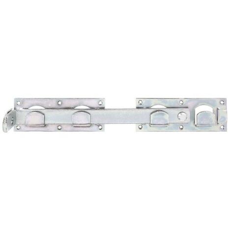 Loquet galvanisé pour portail à deux vantaux Alberts 423×70 mm (1/5)
