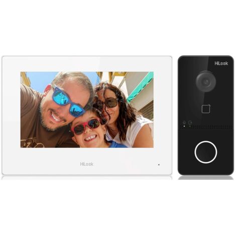 Kit d'interphone vidéo IP Hilook par Hikvision IP-VIS-slim-W (1/4)