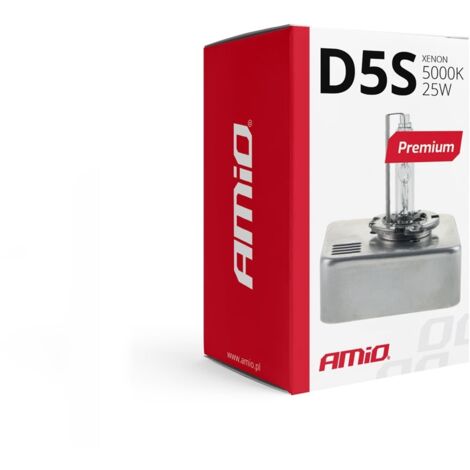 Ampoule xénon cachée xénon D5S 5000K AMiO premium amio-01220 (1/2)