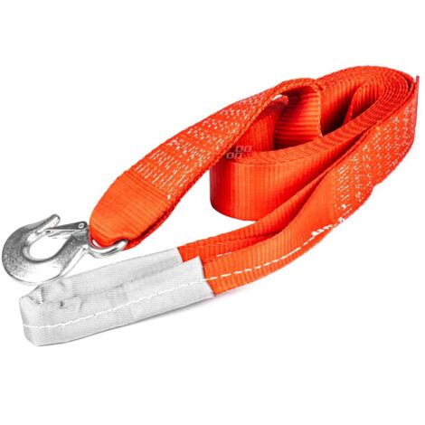 Sangle De Remorquage 7000kg 60mm 5m Crochet+patte (1/4)