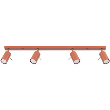 Plafonnier annulaire 4L ocre rouge (1/5)