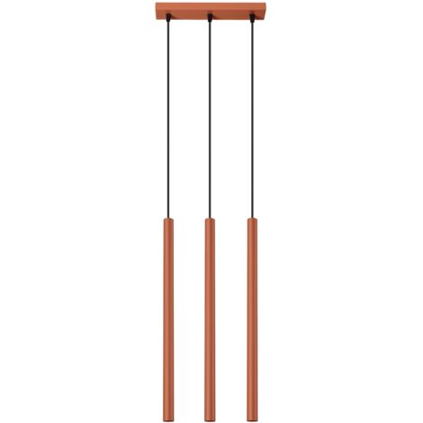 Suspension Pastelo 3, rouge ocre (1/5)