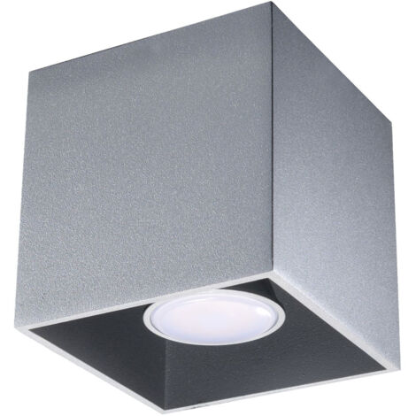 Plafonnier Quad 1 gris (1/5)