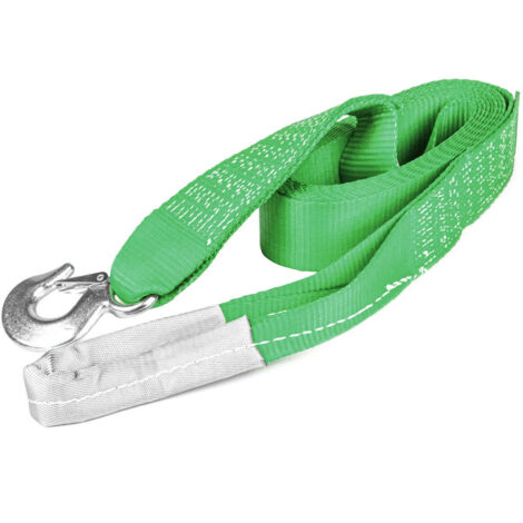 Sangle De Remorquage 8000kg 70mm 5m Crochet+patte (1/4)
