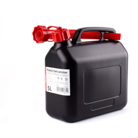 Bidon en plastique noir 5L AMiO-02887 (1/5)