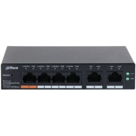 Dahua Technology DH-CS4226-24ET-375 Gigabit Ethernet L2 géré (10/100/1000) Power over Ethernet (PoE) Noir (1/3)