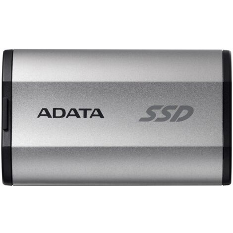 Disque dur externe Adata SD810 1 To USB Type-C USB 3.2 Gen 2x2 Noir et argent (1/5)