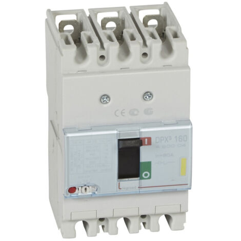 Disjoncteur de puissance 80 A triphasé 16 kA DPX3 160 420004 (1/2)