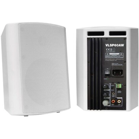 Enceinte 2 voies VLSP60AW – 60W RMS – Connectivité filaire – Bande passante 45-20 000Hz – Sensibilité 88dB – Impédance 4Ω – Couleur blanche – Vivolink