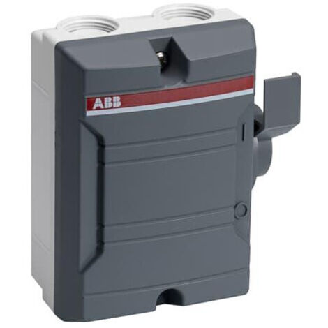 Interrupteur sectionneur de sécurité 25 A triphasé en boîtier IP65 BW325TPN 2CMA142403R1000 (1/2)