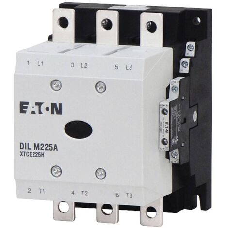 Contacteur de puissance 225 A 110 kW triphasé 190-240 V CA 2Z 2R DILM225A/22(RAC240) 139547 (1/2)