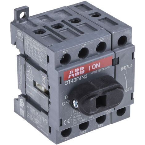 Interrupteur-sectionneur 4P 40A sans variateur OT40F4N2 1SCA104932R1001 (1/2)
