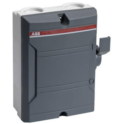 Interrupteur sectionneur de sécurité 40 A triphasé en boîtier IP65 BW340TPN 2CMA142408R1000 (1/2)