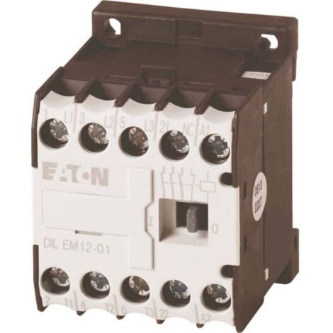 Contacteur de puissance 12 A 3P 24 V CC 0Z 1R DILEM12-01-G (24 V CC) 127137 (1/4)