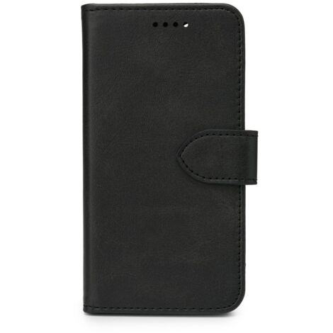 Étui portefeuille eSTUFF pour iPhone SE 2022/2020, noir, 100 % plastique, ES67110001-bulk