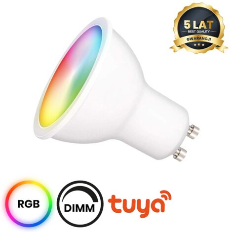 Ampoule LED Wi-Fi GU10 5W Smart Tuya RGB+CCT+DIM (1/5)
