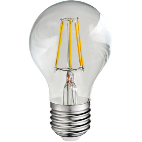 Ampoule LED à filament A60 E27 450lm Platine 305824 Polux (1/3)