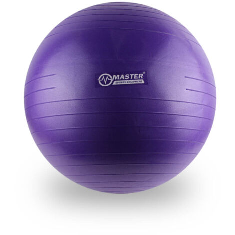 Ballon de gymnastique violet Master Super Ball 55 cm