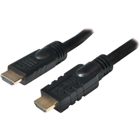 LogiLink CHA0020 - 20 m - HDMI Type A (Standard) - HDMI Type A (Standard) - Noir (1/2)