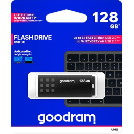 Clé USB Goodram 3.2 128 Go noire (1/2)