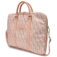 Guess Sacoche pour Ordinateur Portable 16'' Modèle G Cube Rose - Sac, sacoche, housse