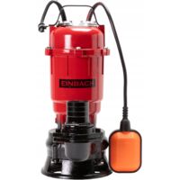 Pompe submersible pour eaux usées – Broyeur intégré – Hauteur de levage max 12 m – Débit 300 l/min – Enroulement en cuivre