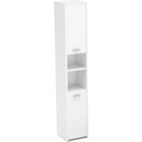 Meuble de salle de bain meuble de salle de bain sur pied blanc meuble de salle de bain 6 étagères