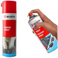 Spray silicone 500 ml – Protection contre la corrosion – Lubrifiant pour mécanismes – Résistant aux températures extrêmes – Insonorisation
