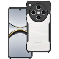 Coque pare-chocs X-Armor pour Oppo Find X8 Pro, noire