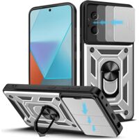 Coque CamShield Pro pour Xiaomi Redmi Note 13 Pro 5G / Poco X6 5G argent