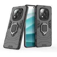 Coque Ring Armor pour Xiaomi Redmi Note 14 Pro 5G / POCO X7 5G Noir