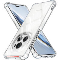 Coque antichoc en silicone Armor pour Honor Magic 6 Pro, transparente