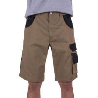 Short de travail court pour homme 4XL 58 avec poches, beige FIRI