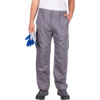 Pantalon de travail homme FIRI 48 pantalon de travail homme long gris longueur taille