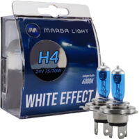 AMPOULES MARBA LIGHT EFFET BLANC H4 75/70W 24V
