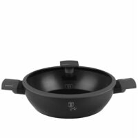 Marmite basse en titane avec couvercle 28 cm 3,8 L BERLINGER HAUS Anthracite BH-8128