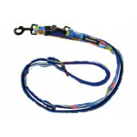 NELSON-X FLORAL NOIR RÉVERSIBLE LANYARD 3 M/2,5 CM STD AVEC RACCORDS NOIRS