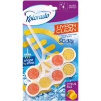 KOMPLEX-TORUS : Bloc sanitaire Colorado Hyper Clean - Parfum frais longue durée, Citrus Fizz