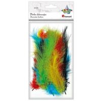 Duvet de plumes 11,8-15 cm mélange 20 pièces