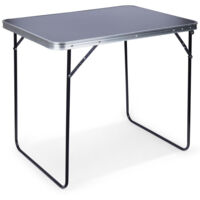 Table de jardin pliante pour repas et camping, 80 cm