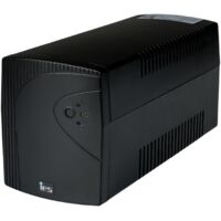 TM-LI-1k2-PC-2X7 : TM-LI-1k2-PC-2X7 : Onduleur tour à onde sinusoïdale modifiée 230 Vca 1200 VA/720 W, boîtier en plastique avec 2 batteries…